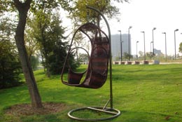 outdoor patio swing